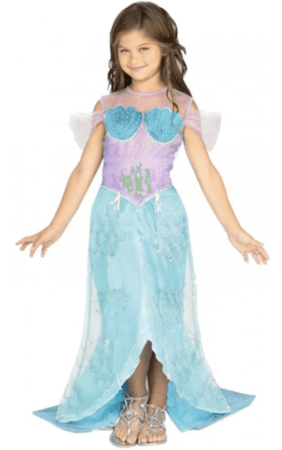 havfrue kostume til børn ariel børnekostume ariel fastelavnskostume