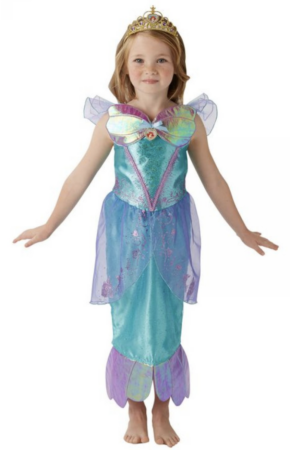 havfrue kostume til piger ariel børnekostume havfrue luksus udklædning