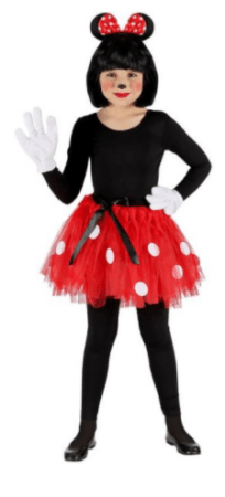 minnie mouse børnekostume minnie mouse udklædning til piger disney kostume til børn fastelavnskostume 3 år