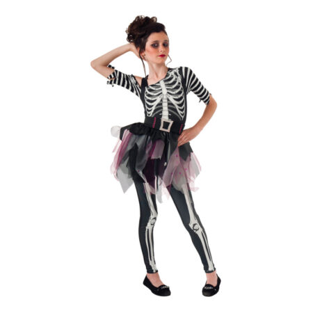 Skelet ballerina kostume 450x450 - Skelet kostume til børn