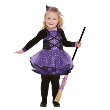 Stjerneheks børnekostume 447x450 - Hekse kostume til baby