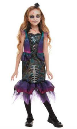 Zombie Havfrue B&oslash;rnekostume 270x450 - Zombie kostume til b&oslash;rn