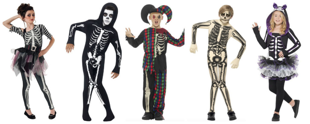collage 20 1024x410 - Skelet kostume til børn