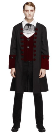 gotisk dracula kostume mand halloween kostume tilbud vampyr kostume halloween kostume stilfuldt