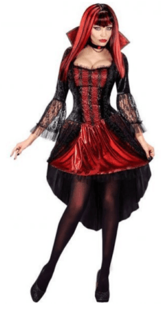 gotisk halloween kostume til kvinder kort halloween kjole halloweenfest kostume dame