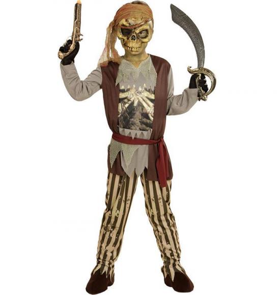 pirat skelet kostume - Skelet kostume til børn