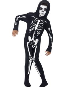 skelet kostume til børn farlig skelet kostume til halloween