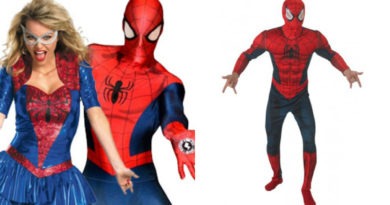 spiderman kostume til voksne collage