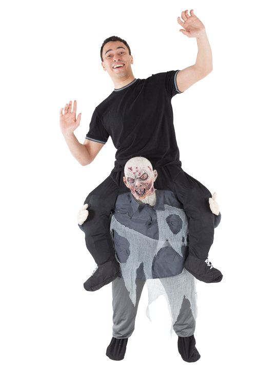 zombie kostume til voksne zombie carry on zombie ride on kostume