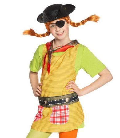 Pippi Langstr&oslash;mpe&reg; Pirat B&oslash;rnekostumes&aelig;t 390x450 - Pippi langstr&oslash;mpe kostume til b&oslash;rn