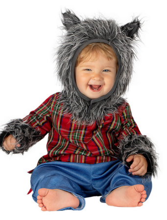 Varulv Babykostume  341x450 - Halloween kostume til baby