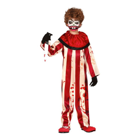 uhyggeligt klovnekostume til børn gyserklovn dræberklovn kostume børnekostume farlig klovn kostume dræberklovn halloween kostume