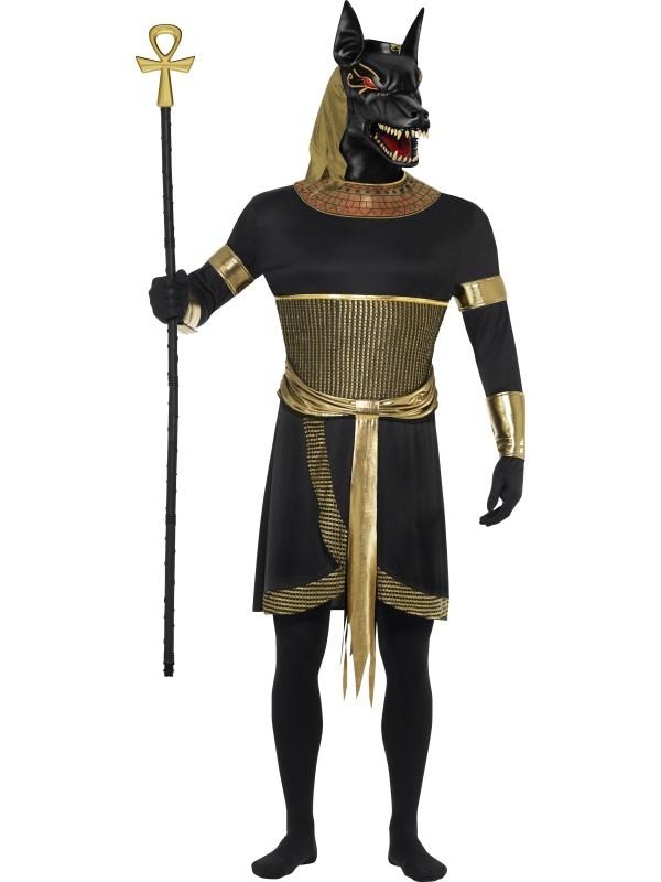 døden kostume til voksne anubis kostume egyptisk kostume egyptisk udklædning