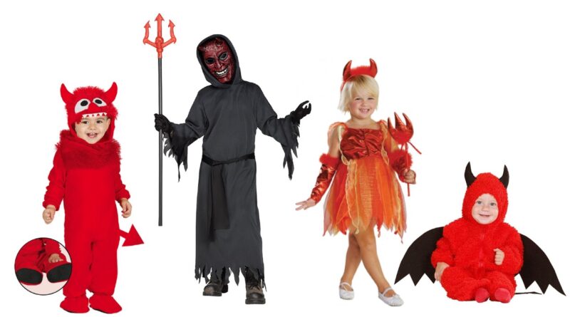 djævel kostume til børn djævlekostume børn djævel udklædning baby halloween udklædning inspiration halloween nem udklædning djævelkostumer