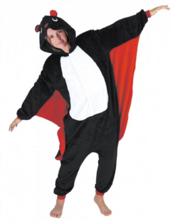 flagermus kirgurummi flagermus heldragt til voksne bat udkl&aelig;dning sort kostume til voksne corona kostume til voksne covid19 kostume