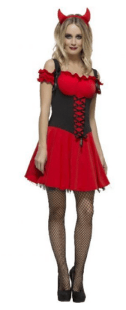 hun djævel kostume halloween kostume til kvinder rødt halloween kostume djævel kjole