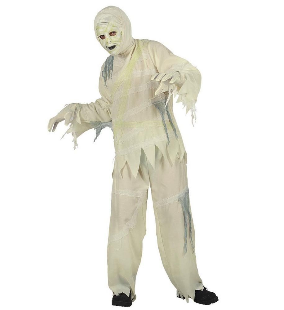 mumie kostume til børn mumiekostume til børn halloween udklædning mumie mumieforklædning