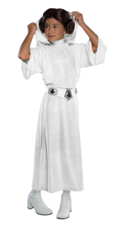 Star Wars&reg; Prinsesse Leia B&oslash;rnekostume 245x450 - Star Wars kostume til b&oslash;rn