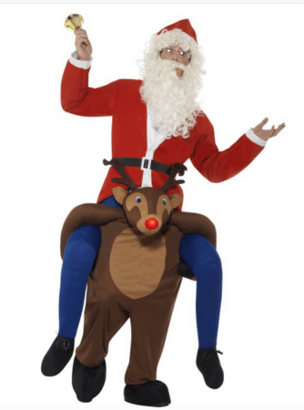Carry Me Rudolf Kostume  334x450 - Sjove julekostumer til voksne