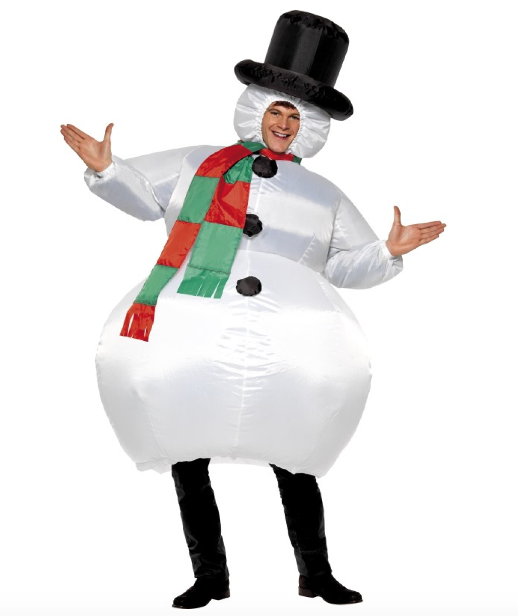 Oppustelig snemand kostume - KostumeUniverset Oppustelig snemand kostume - KostumeUniverset