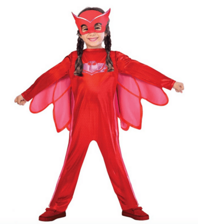 Pyjamasheltene Ugline Deluxe Børnekostume  397x450 - PJ Masks Pyjamasheltene kostume til børn