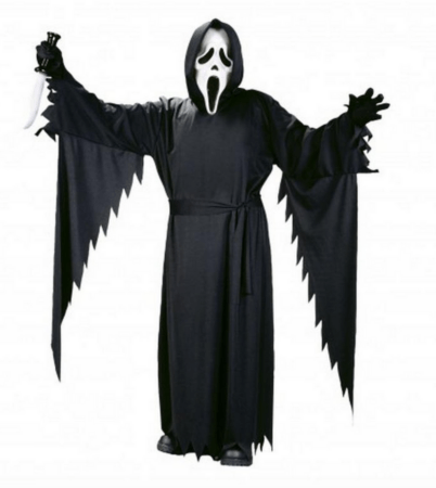 Scream kostume 402x450 - Scream kostume til børn og voksne