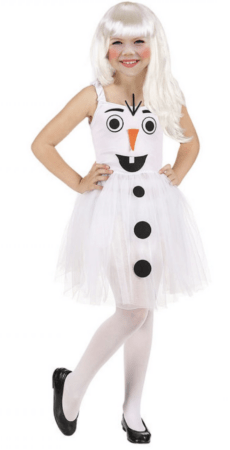 snemand kostume til piger julekostume til 3 årig snemand kjole olaf kostume til piger snemand udklædning til børn