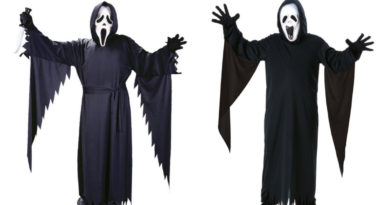 scream kostume til børn, scream kostume til voksne, scream udklædning til børn, scream udklædning til voksne, scream kostumer, scream tøj, scream maske, scream masker, halloween kostume, seriemorder kostume, kostume universet, sort kostume, sorte kostumer