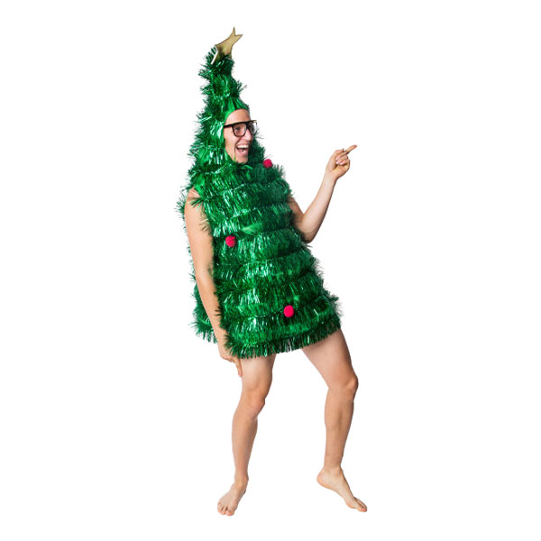 juletræ kostume til voksne juletræ udklædning sjovt julekostume til voksne