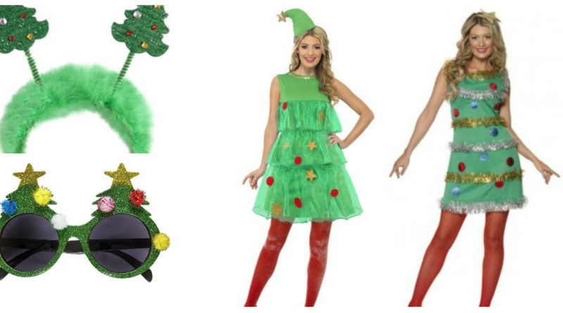 juletræ kostume til voksne juletræ kostume til kvinder juletræ udklædning julefrokost kostume udklædning tilbehør og kjole