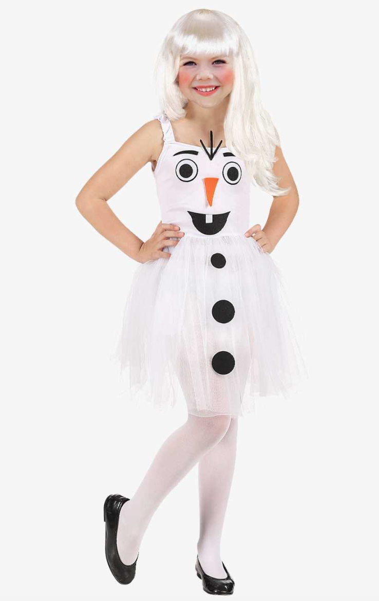 Sæt tabellen op Kom forbi for at vide det Muldyr snemand kostume til piger - KostumeUniverset