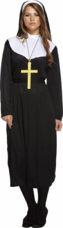 Nonne kostume til voksne 125x450 - Nonne kostume til voksne