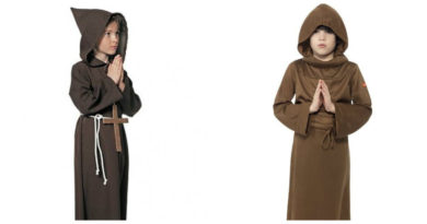 munke kostume til børn lille munk udklædning billigt fastlavnskostume religiøst kostume til børn munkekostume til børn børnekostume munk munk udklædning hellig munk