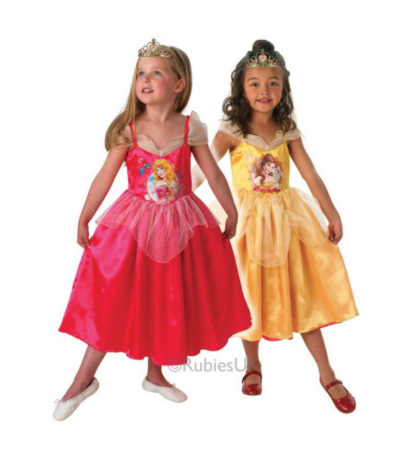 vendbar tornerose og belle kostume til børn 408x450 - Tornerose kostume til børn