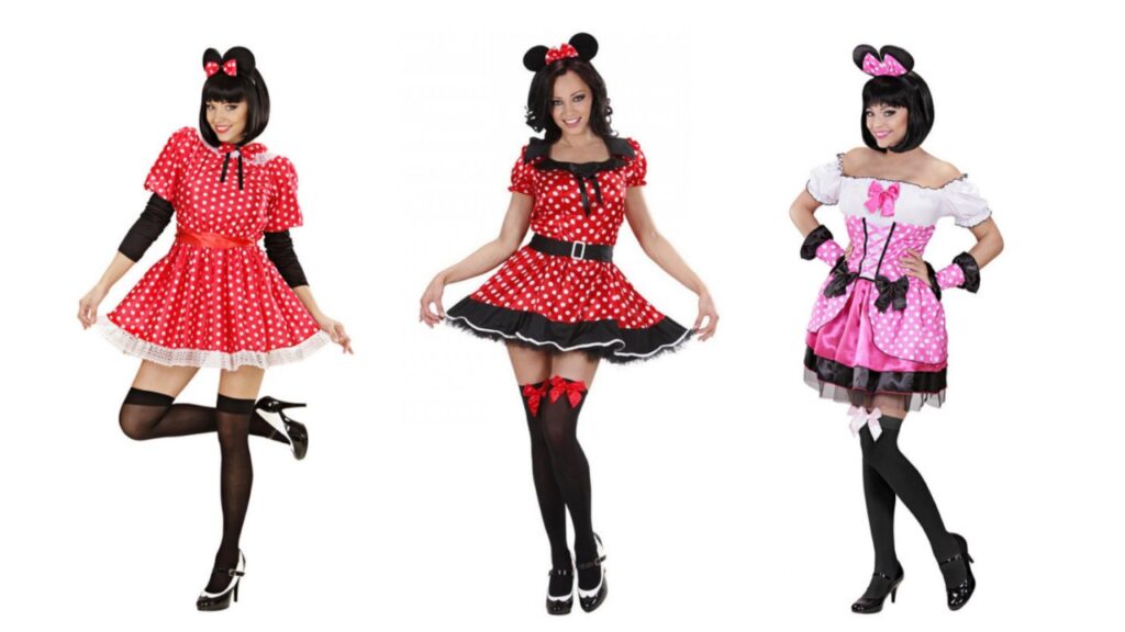 minnie kostume til voksne disney kostume til voksne rødt kostume til voksne minnie mouse kostume dame