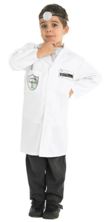 læge kostume læge børnekostume hvid kittel barn doktor kostume doktor børnekostume udklædning