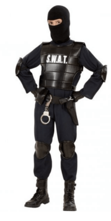 swat børnekostume uropatruljen kostume politi udklædning teen