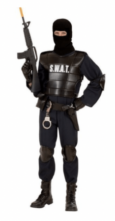 swat kostume politi specialstyrke kostume politi udklædning til voksne