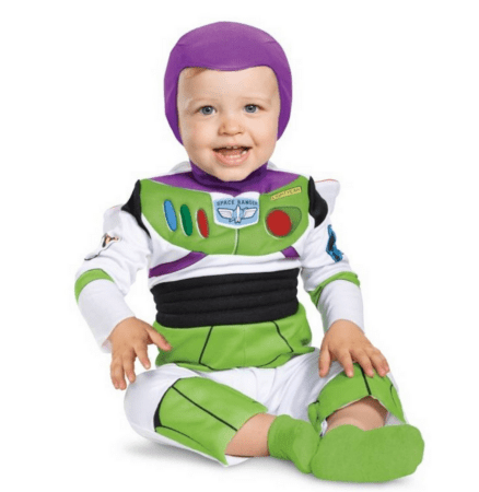 Toy Story 4 Buzz Lightyear Babykostume  438x450 - Toy Story kostume til b&oslash;rn