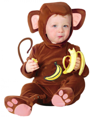abe kostume til baby aba babykostume banan