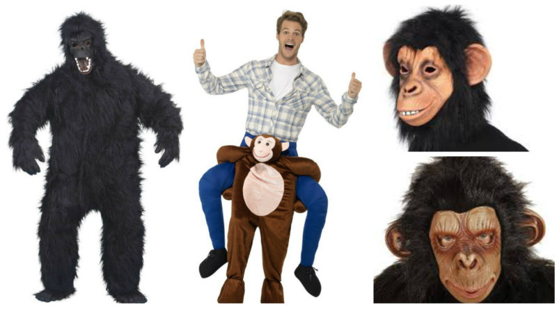 abe kostume til voksne abekostume abe maske maske til abeudklædning abekostume til fastelavn abe kostume til temafest gorilla kostume chimpanse kostume