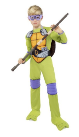 donatello b&oslash;rnekostume med muskler