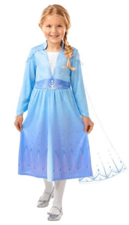 elsa kjole fastelavnskostume frost kostume til barn