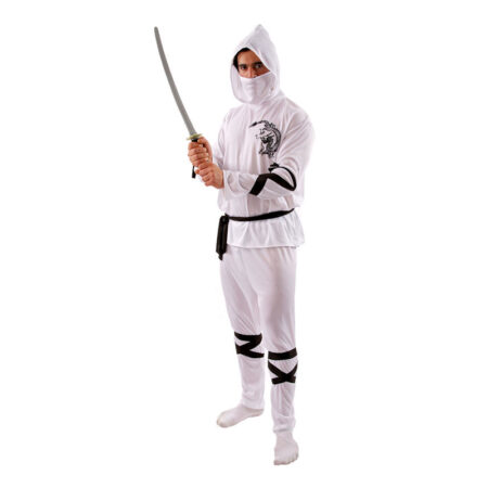 hvid ninja kostume til voksne ninja udklædning