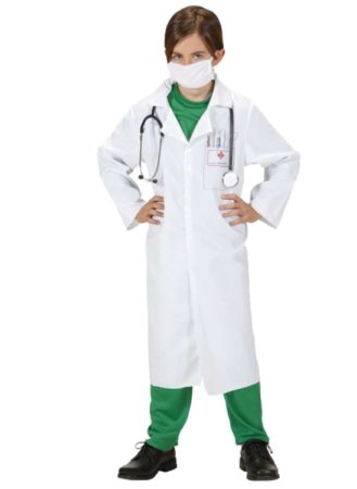kirurg børnelæge kostume læge kostume til børn operativ læge børnekostume