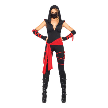 kvindelig ninja sexet ninja kostume til kvinder forførende fastelavnskostume