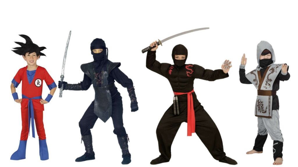 ninja kostume til børn ninja mester kostume til børn ninja børnekostume japansk kostume til børn