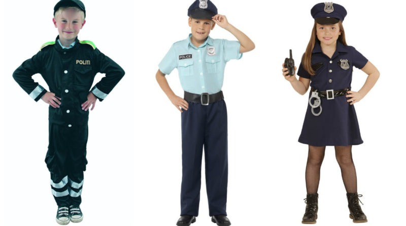 politimand kostume til børn politimand børnekostume politi udklædning fastelavn
