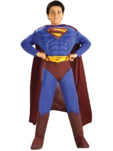 superman kostume til b&oslash;rn superheltekostume b&oslash;rnekostume superman udkl&aelig;dning luksus kostume deluxe superman kostume