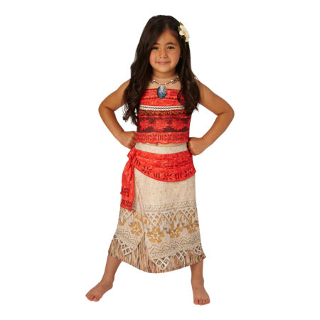 vaiana børnekostume disney vaiana kostume til piger vaiana udklædning vaiana kjole